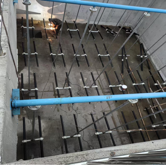 山东淄博万松纸业有限公司污水池好氧曝