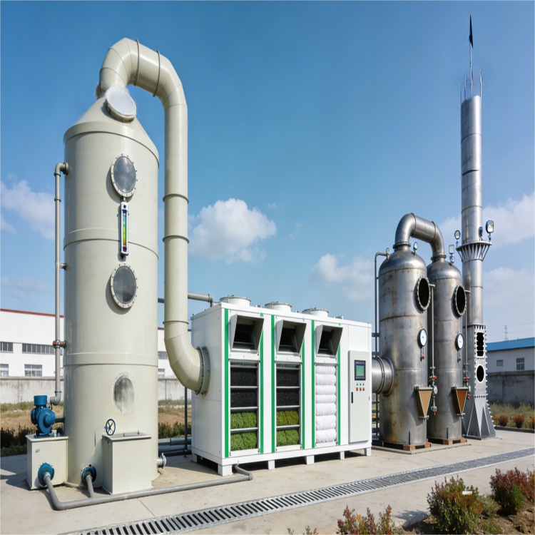 工业污水处理公司：PP喷淋塔+生物降解+活性炭吸附——光博环保废气治理的三重净化方案